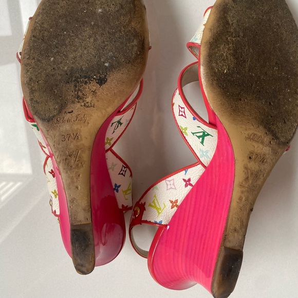 Louis Vuitton pink Multicolor Monogram shoes - Picture 12 of 15